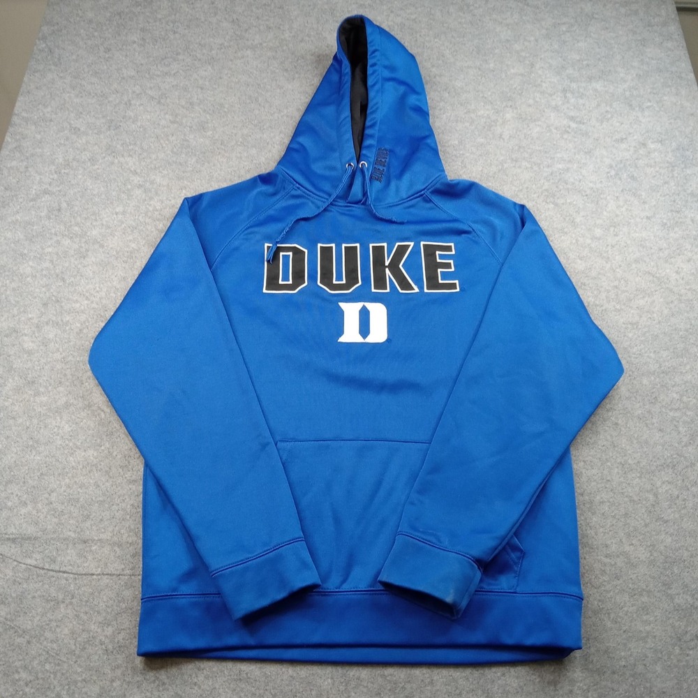 Duke Blue Devils Hoodie Sweatshirt Mens Large Blue NCAA Basketball Colosseum